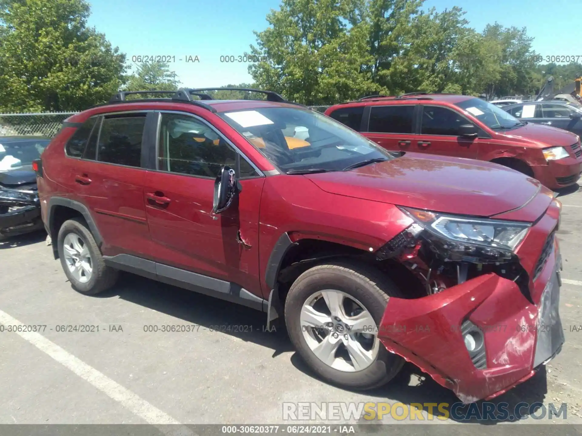 6 Фотография поврежденного автомобиля 2T3P1RFV1MW175992 TOYOTA RAV4 2021