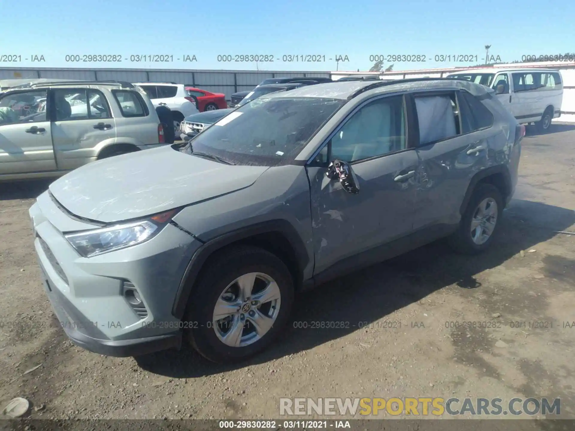 2 Photograph of a damaged car 2T3P1RFV1MW178231 TOYOTA RAV4 2021