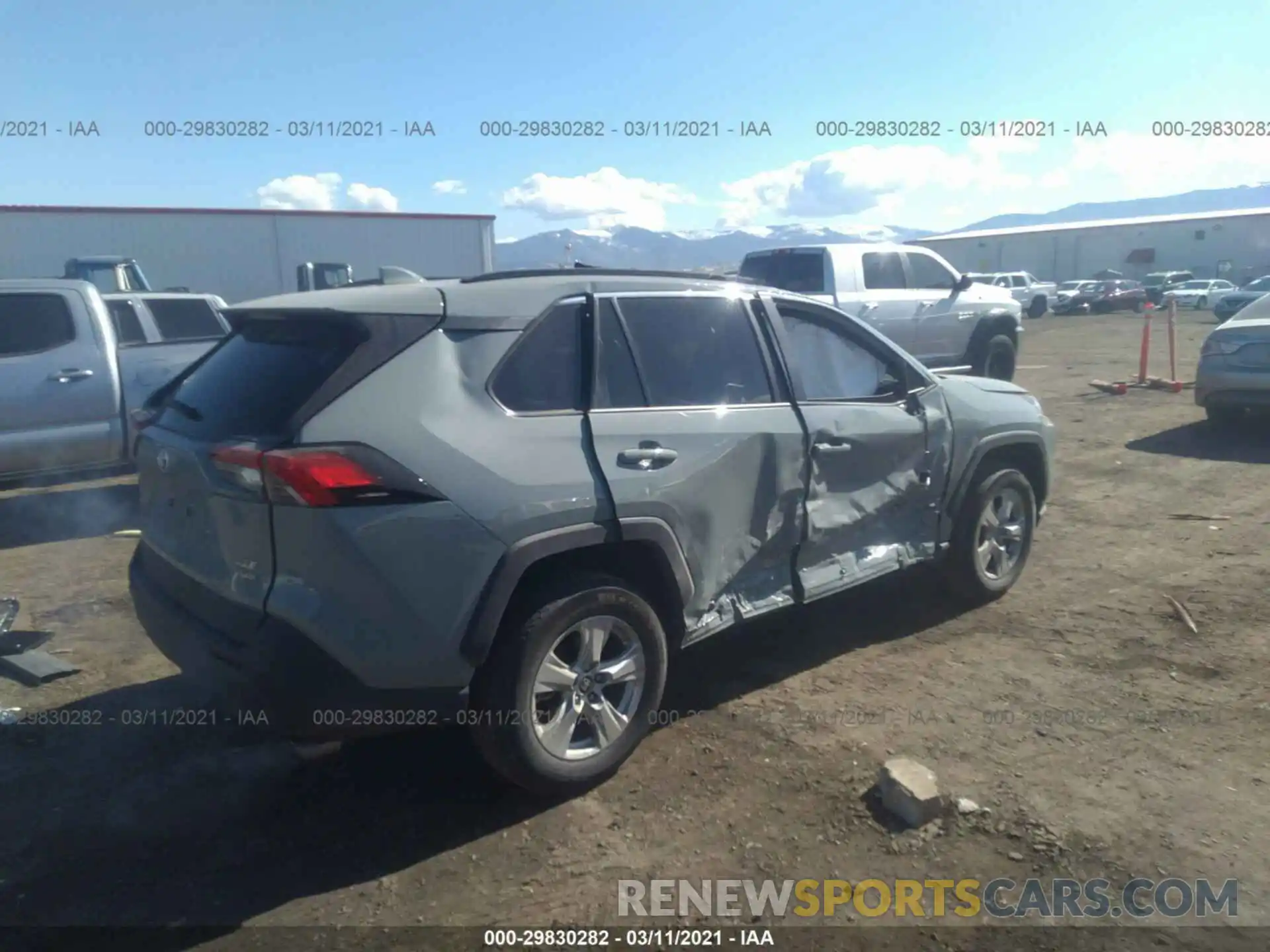 4 Фотография поврежденного автомобиля 2T3P1RFV1MW178231 TOYOTA RAV4 2021