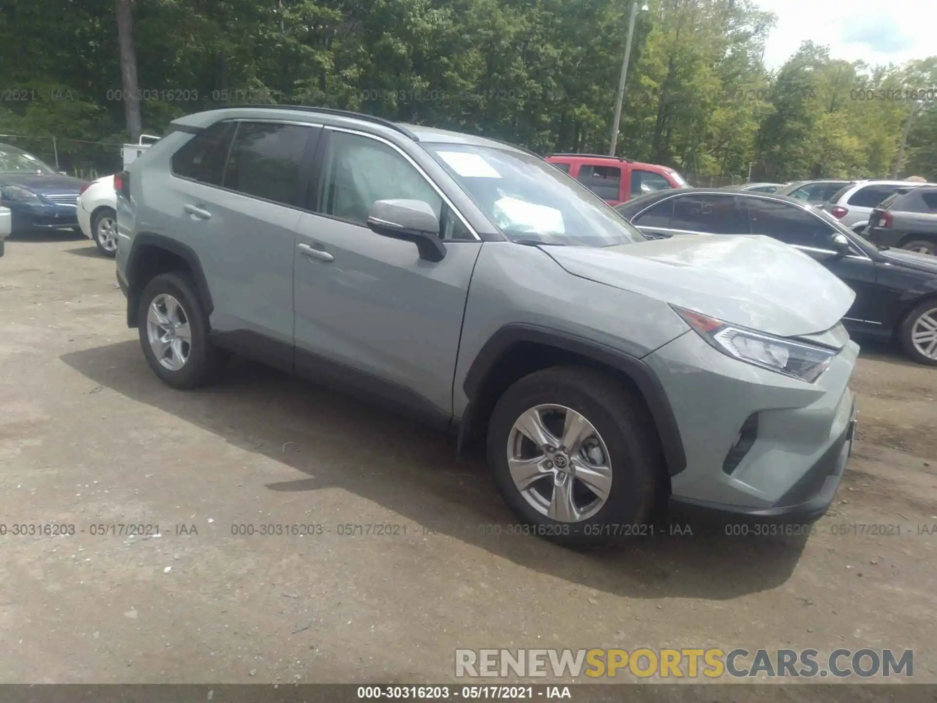 1 Photograph of a damaged car 2T3P1RFV1MW179752 TOYOTA RAV4 2021