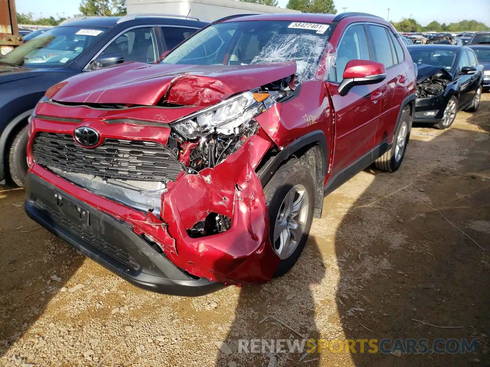 2 Photograph of a damaged car 2T3P1RFV1MW186149 TOYOTA RAV4 2021