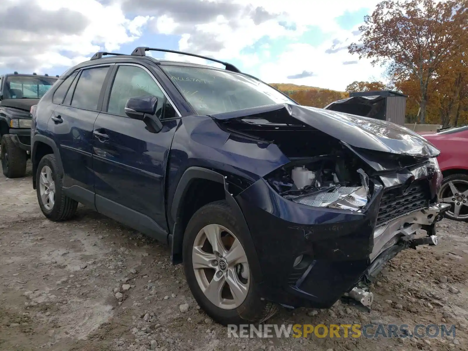 1 Photograph of a damaged car 2T3P1RFV1MW207713 TOYOTA RAV4 2021