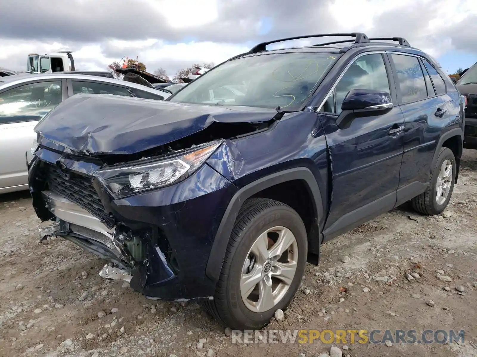 2 Photograph of a damaged car 2T3P1RFV1MW207713 TOYOTA RAV4 2021