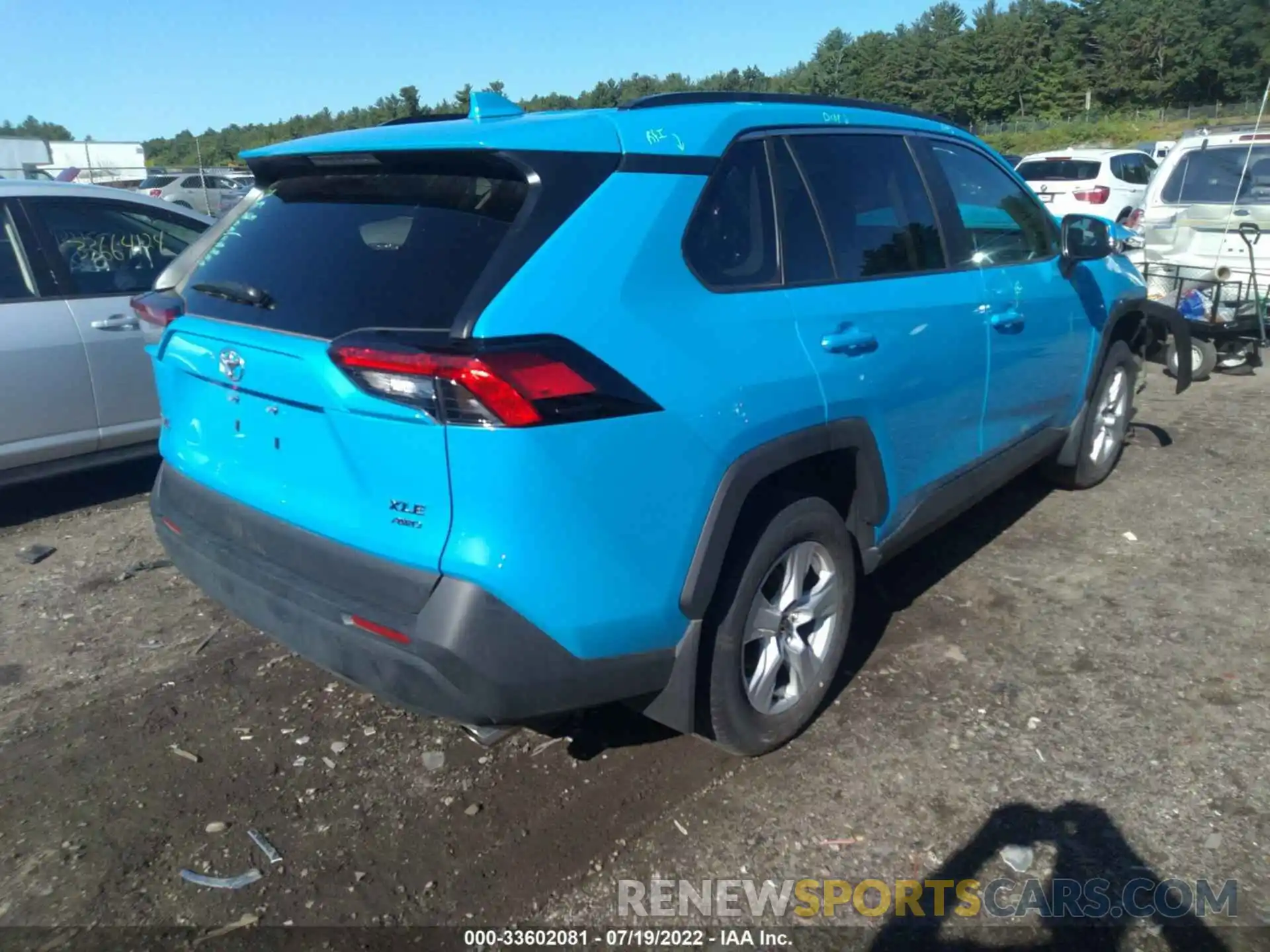 4 Фотография поврежденного автомобиля 2T3P1RFV1MW210398 TOYOTA RAV4 2021