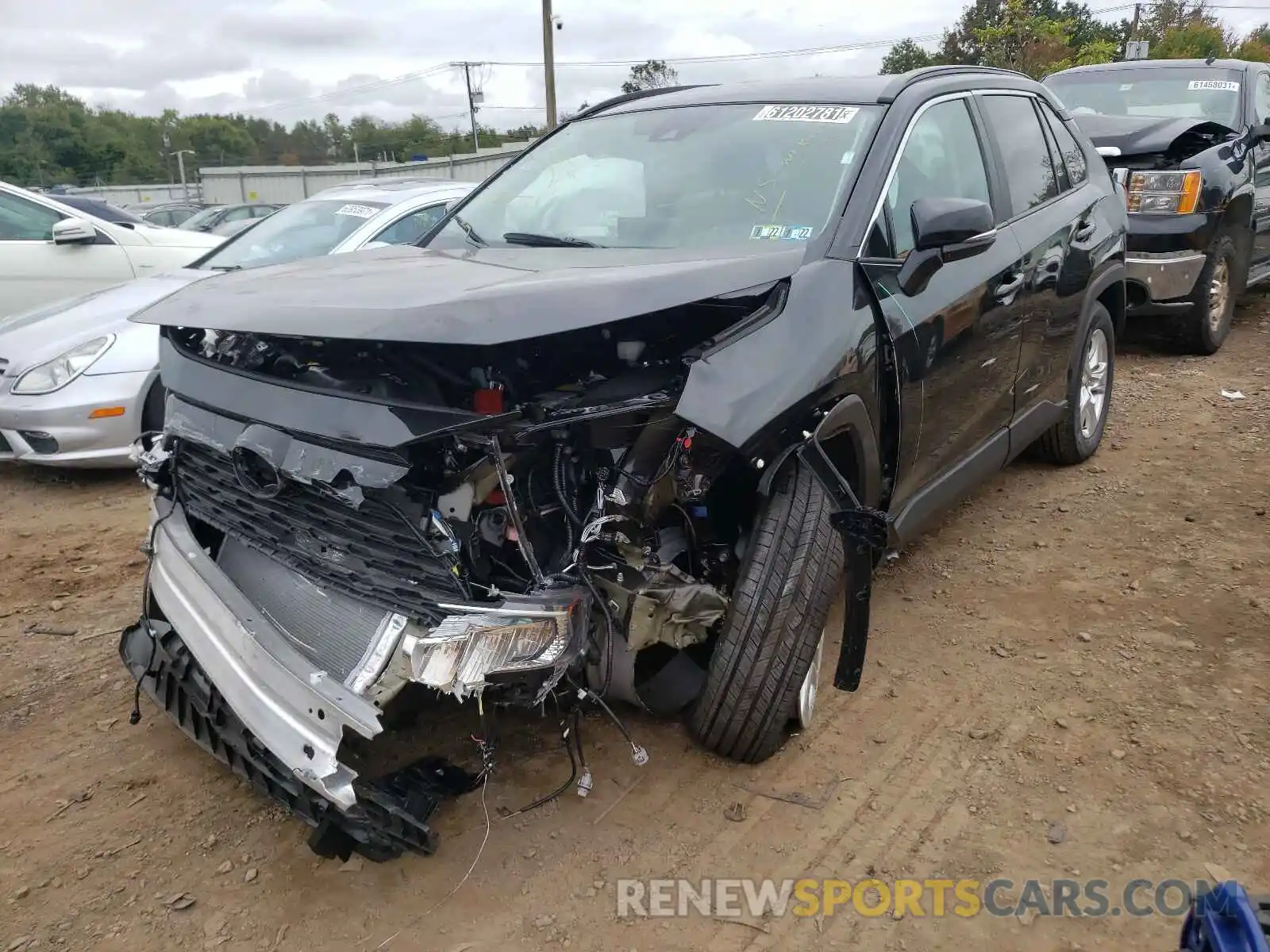 2 Photograph of a damaged car 2T3P1RFV1MW216704 TOYOTA RAV4 2021