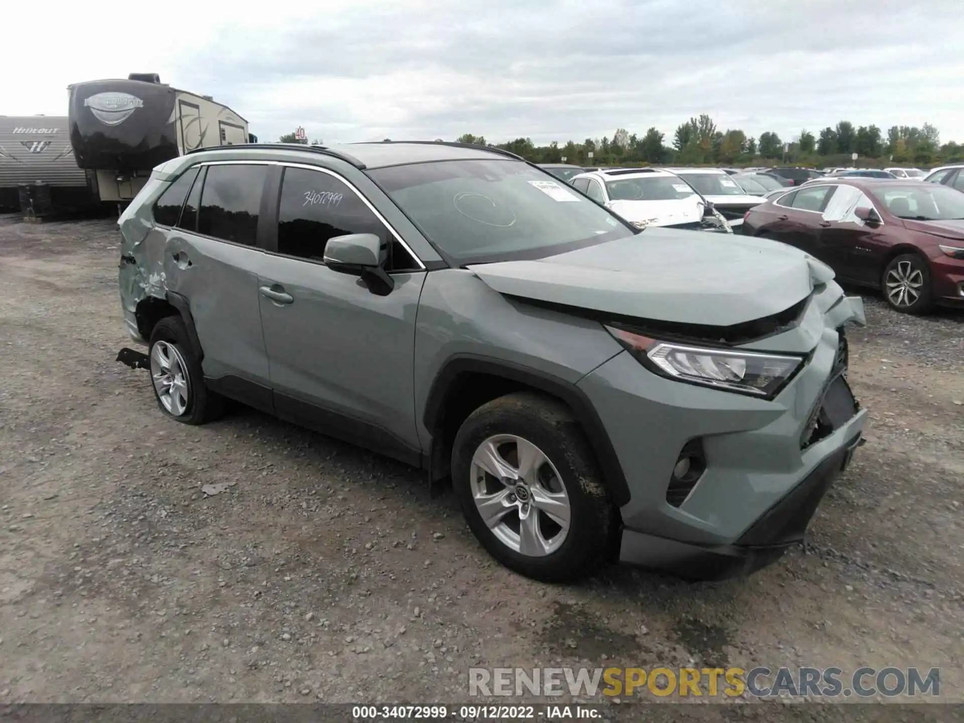 1 Photograph of a damaged car 2T3P1RFV1MW218954 TOYOTA RAV4 2021