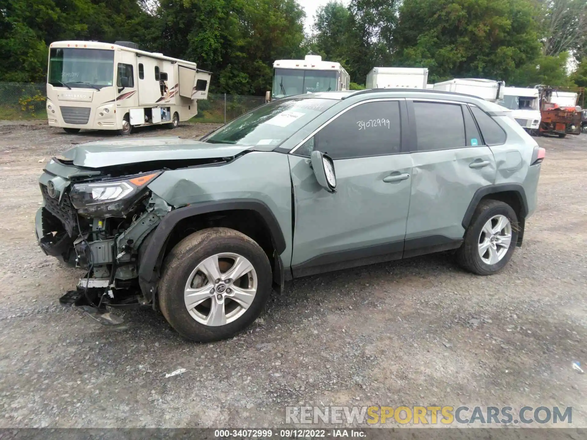 2 Photograph of a damaged car 2T3P1RFV1MW218954 TOYOTA RAV4 2021