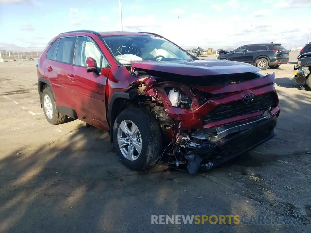 1 Photograph of a damaged car 2T3P1RFV1MW219473 TOYOTA RAV4 2021