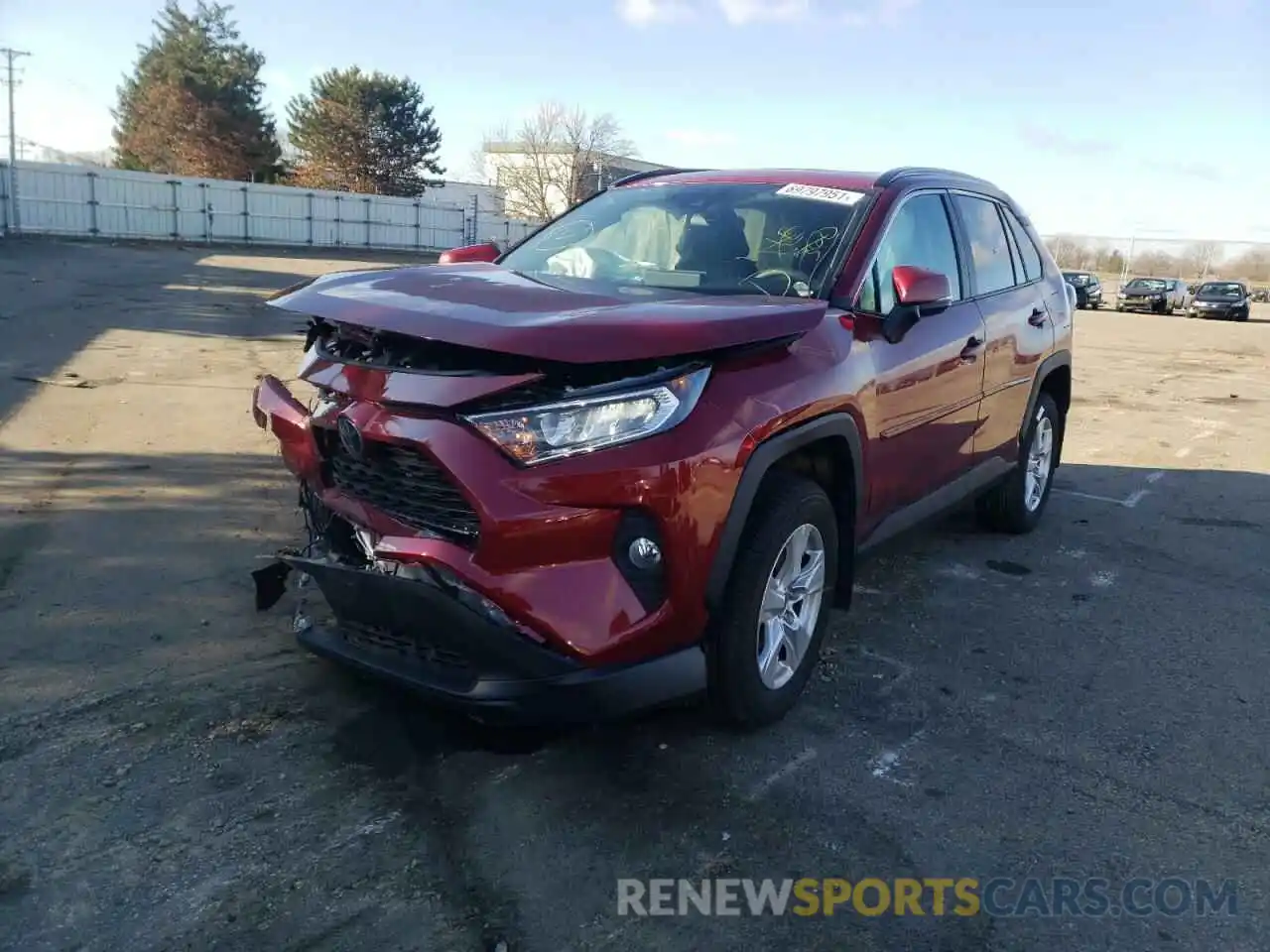 2 Photograph of a damaged car 2T3P1RFV1MW219473 TOYOTA RAV4 2021