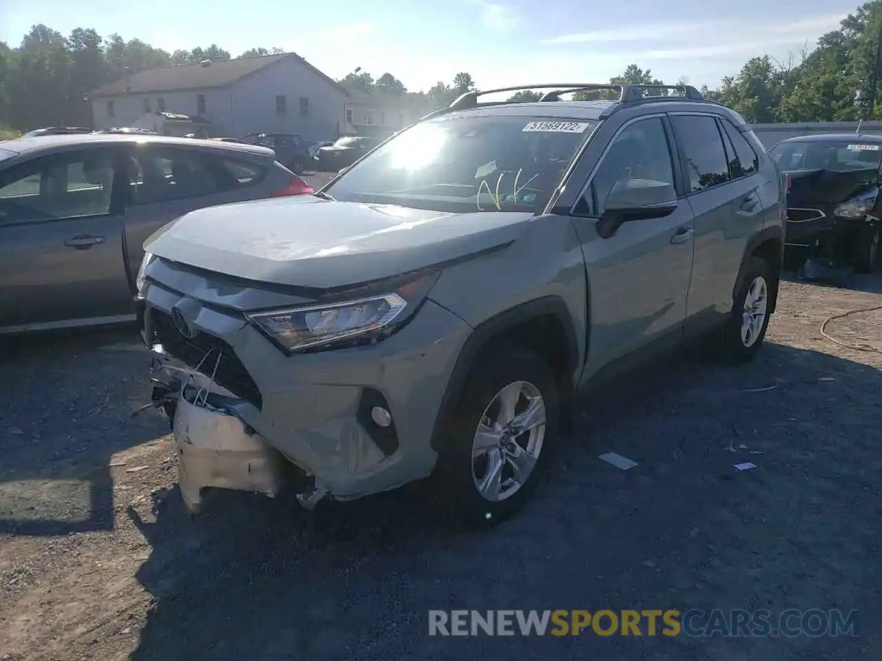 2 Photograph of a damaged car 2T3P1RFV1MW223328 TOYOTA RAV4 2021