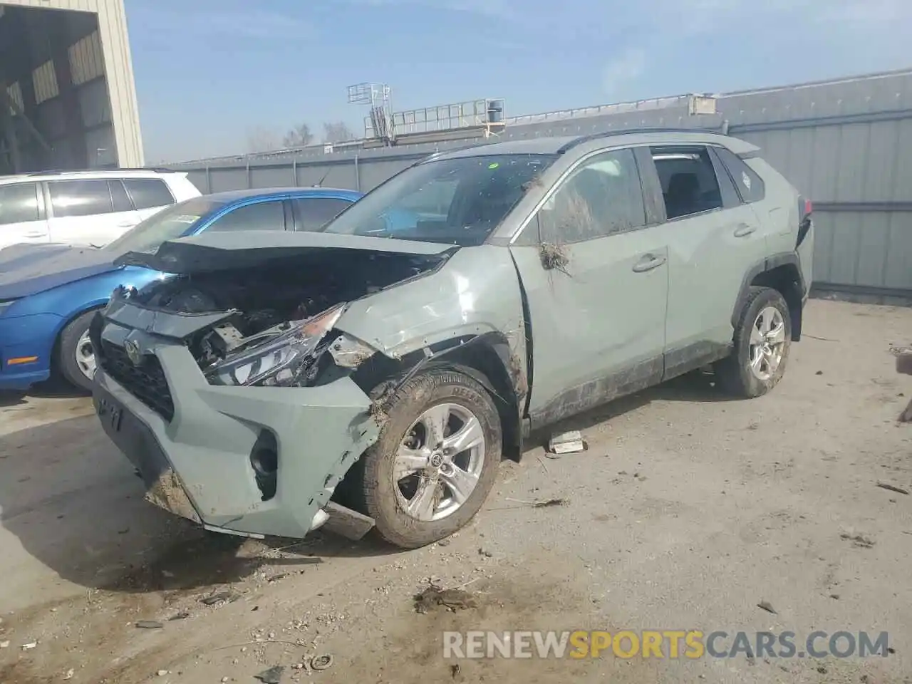 1 Photograph of a damaged car 2T3P1RFV1MW237990 TOYOTA RAV4 2021