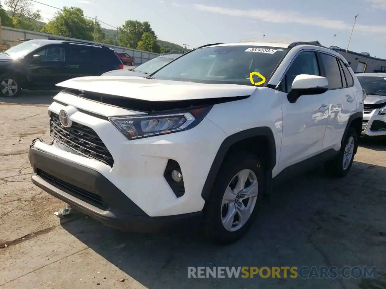 2 Photograph of a damaged car 2T3P1RFV2MC144073 TOYOTA RAV4 2021