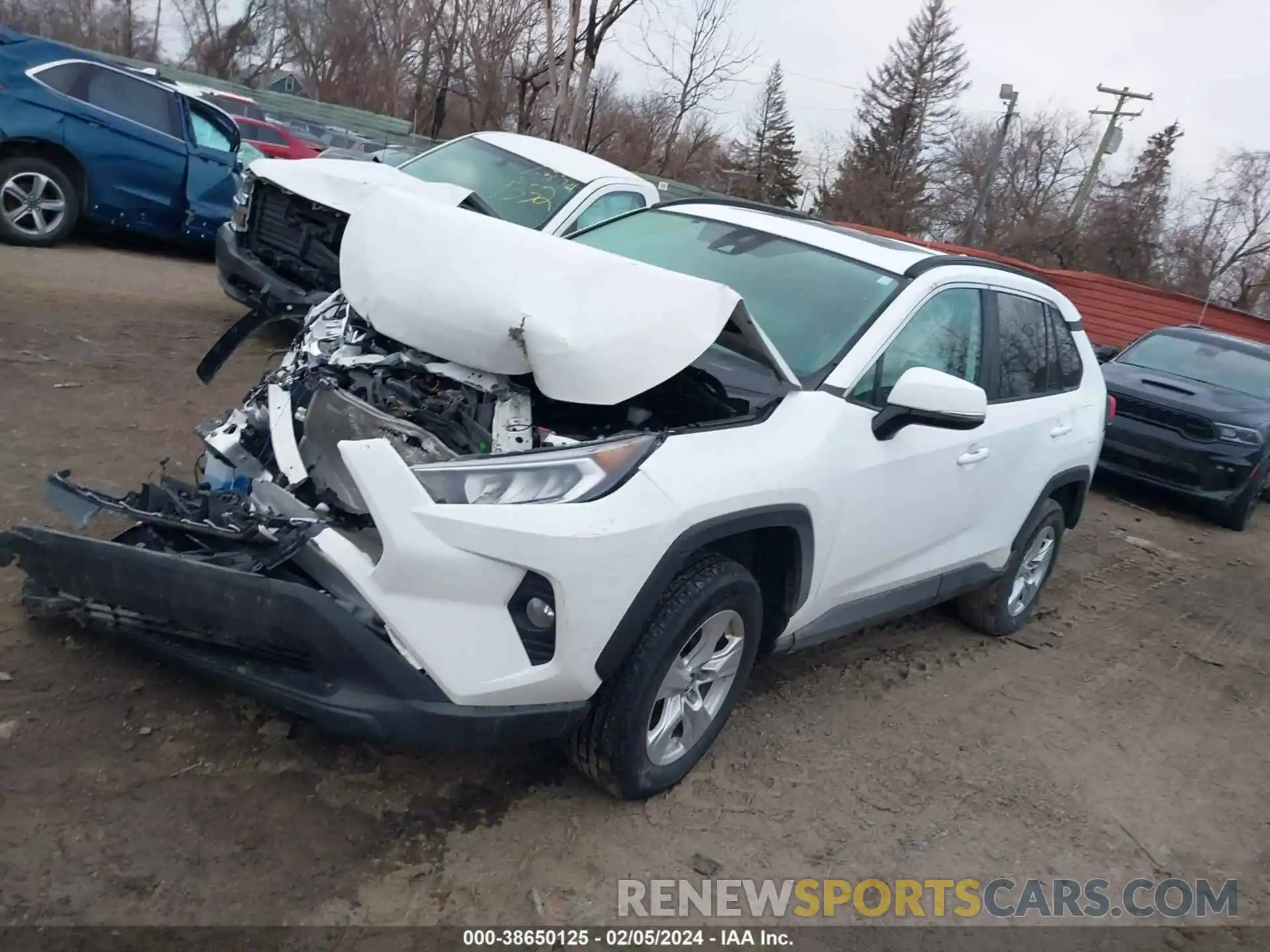 2 Photograph of a damaged car 2T3P1RFV2MC149225 TOYOTA RAV4 2021