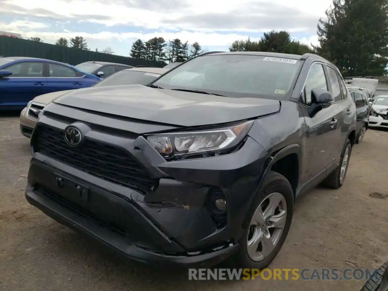 2 Photograph of a damaged car 2T3P1RFV2MC157003 TOYOTA RAV4 2021