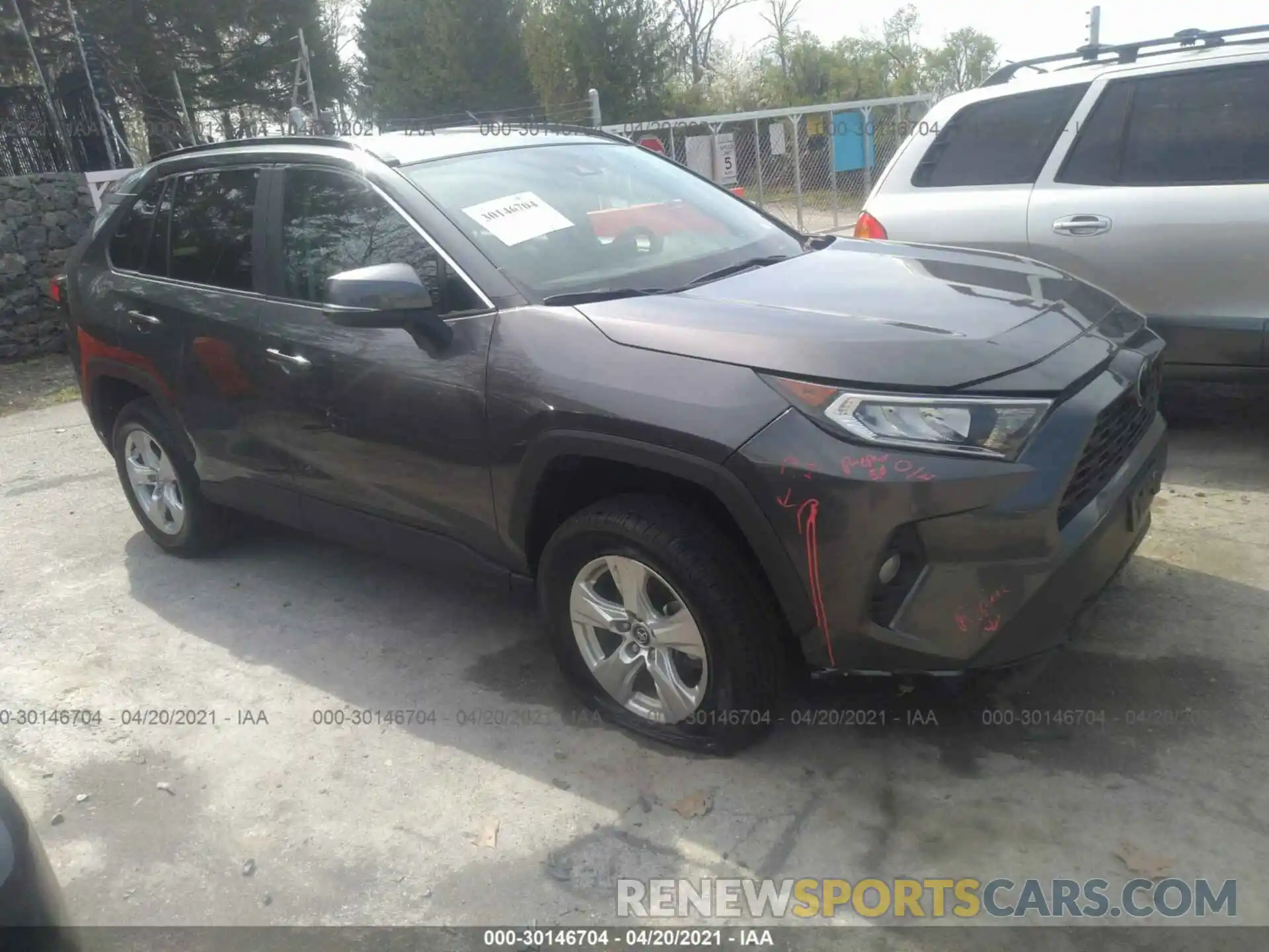 1 Фотография поврежденного автомобиля 2T3P1RFV2MC159303 TOYOTA RAV4 2021