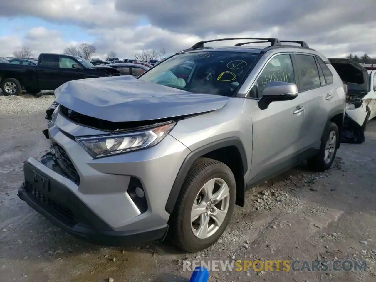 2 Фотография поврежденного автомобиля 2T3P1RFV2MC178658 TOYOTA RAV4 2021