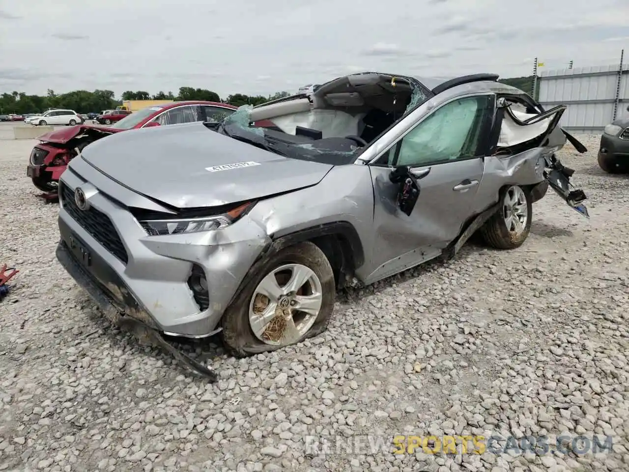 2 Фотография поврежденного автомобиля 2T3P1RFV2MC182712 TOYOTA RAV4 2021