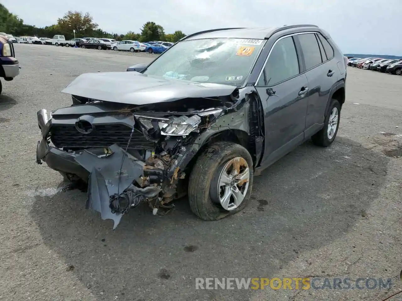 2 Photograph of a damaged car 2T3P1RFV2MC186369 TOYOTA RAV4 2021