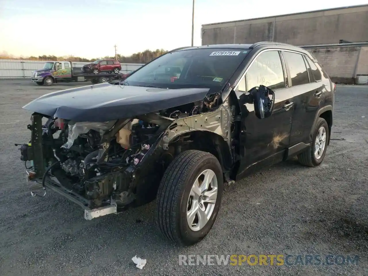 2 Photograph of a damaged car 2T3P1RFV2MC189384 TOYOTA RAV4 2021