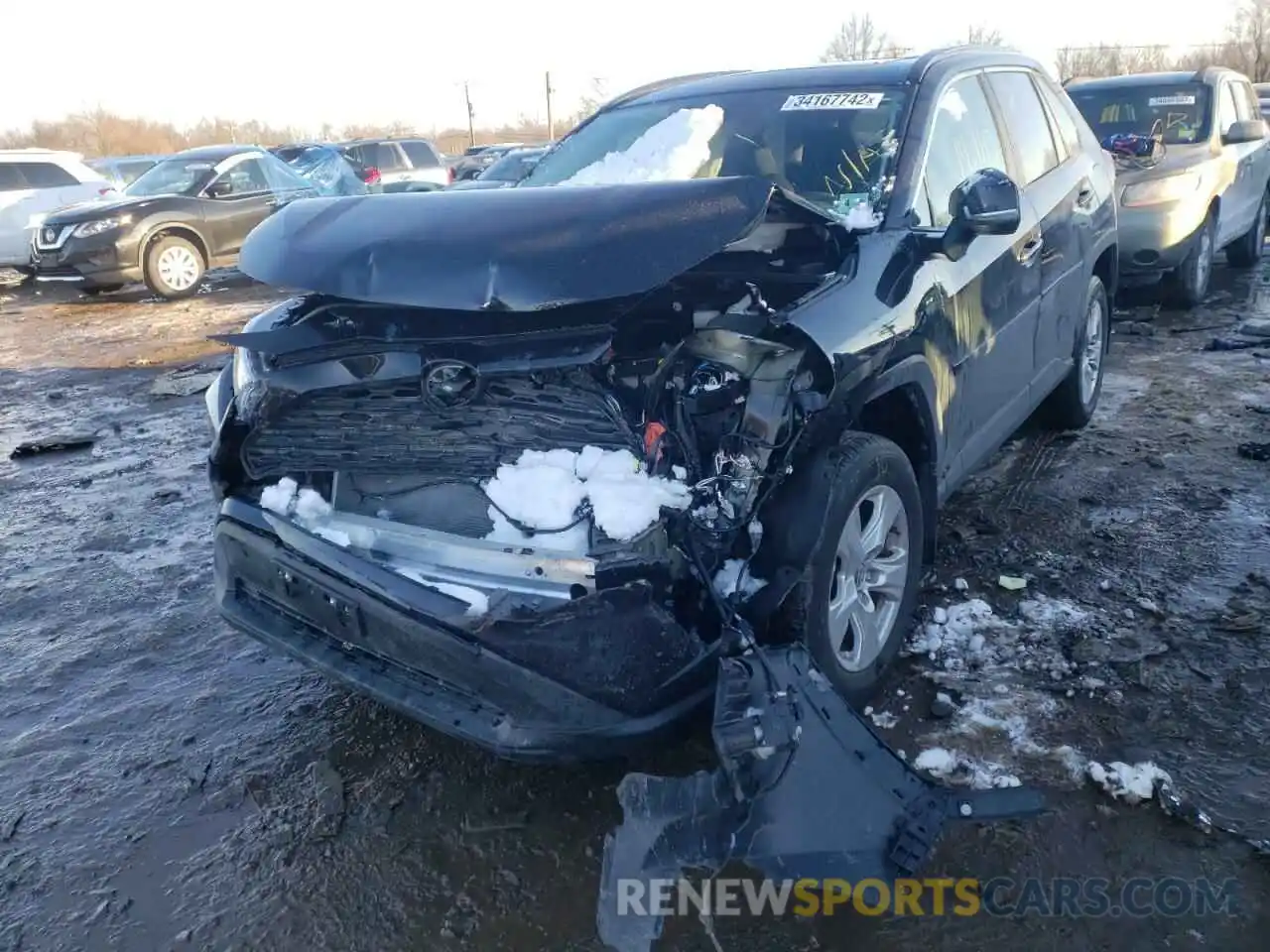 2 Photograph of a damaged car 2T3P1RFV2MC200545 TOYOTA RAV4 2021