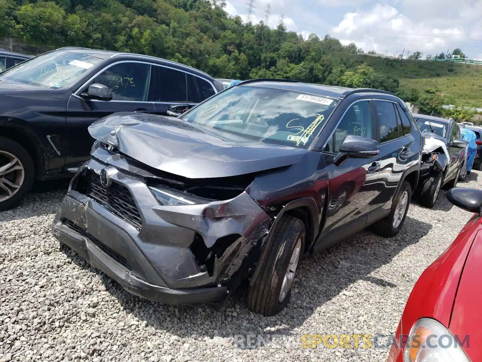 2 Photograph of a damaged car 2T3P1RFV2MC202196 TOYOTA RAV4 2021