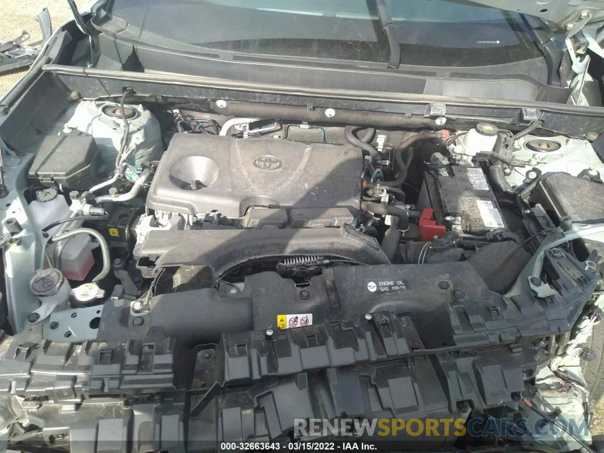 10 Фотография поврежденного автомобиля 2T3P1RFV2MW150972 TOYOTA RAV4 2021