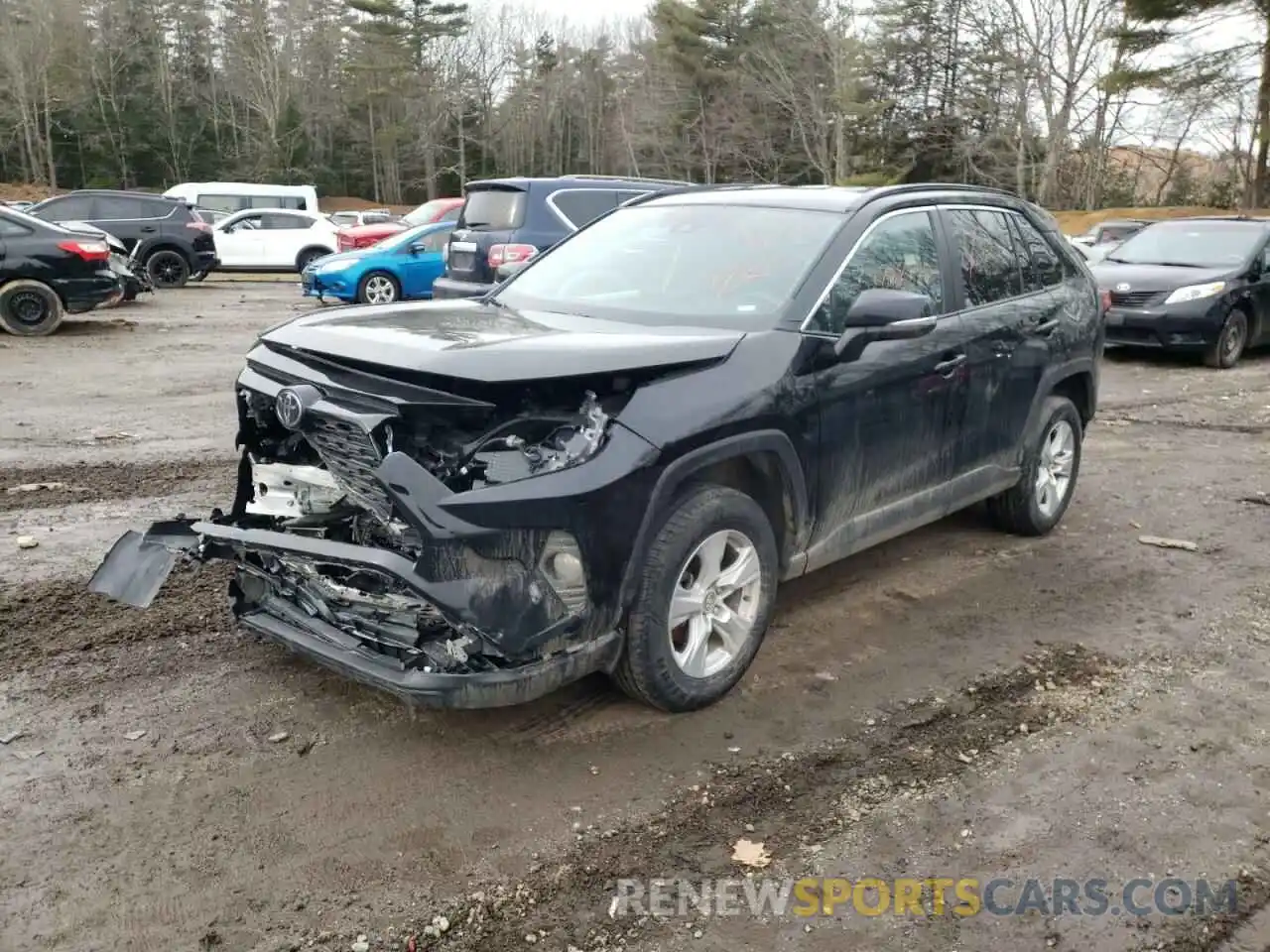 2 Фотография поврежденного автомобиля 2T3P1RFV2MW155704 TOYOTA RAV4 2021