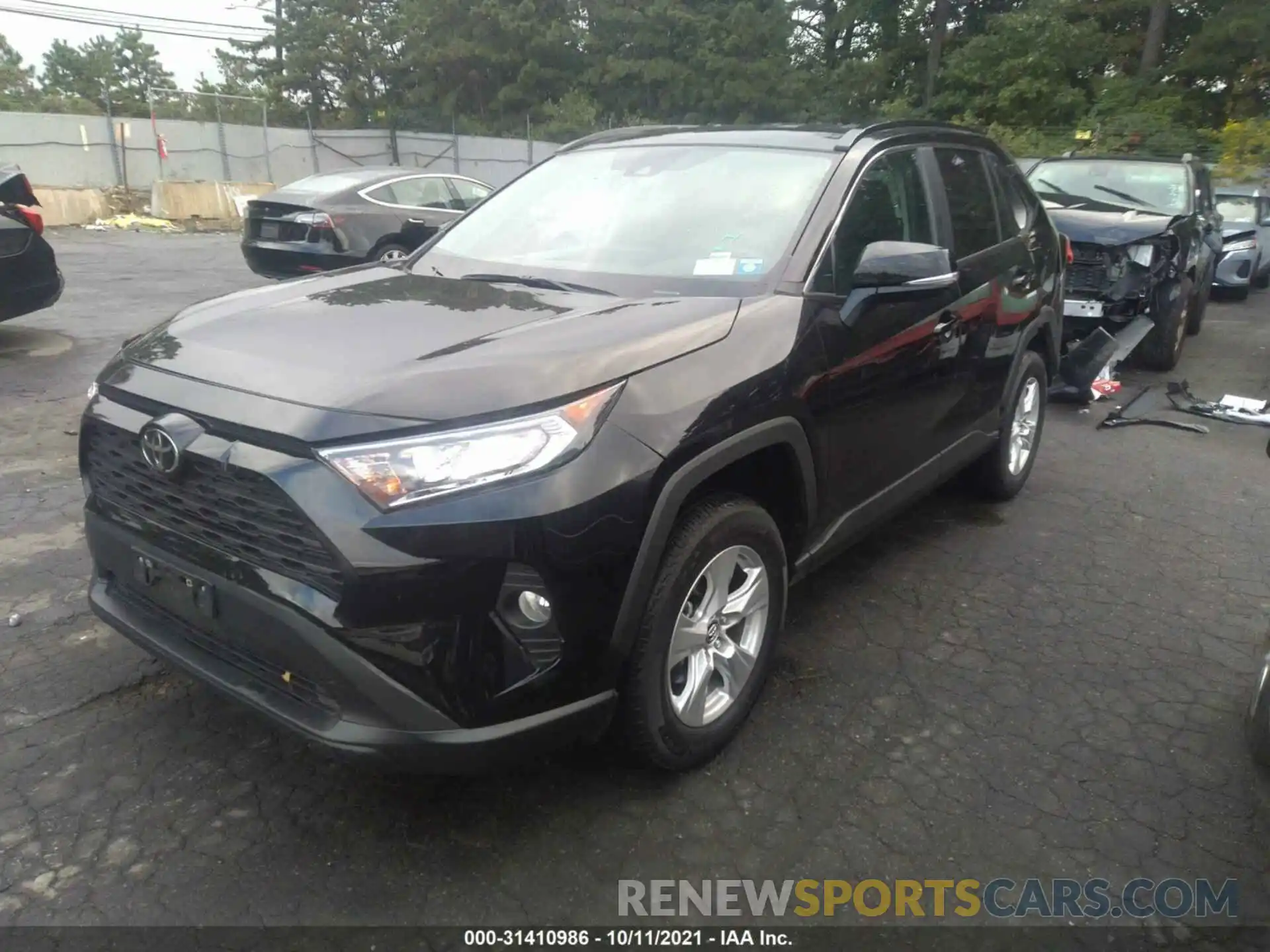 2 Фотография поврежденного автомобиля 2T3P1RFV2MW157436 TOYOTA RAV4 2021