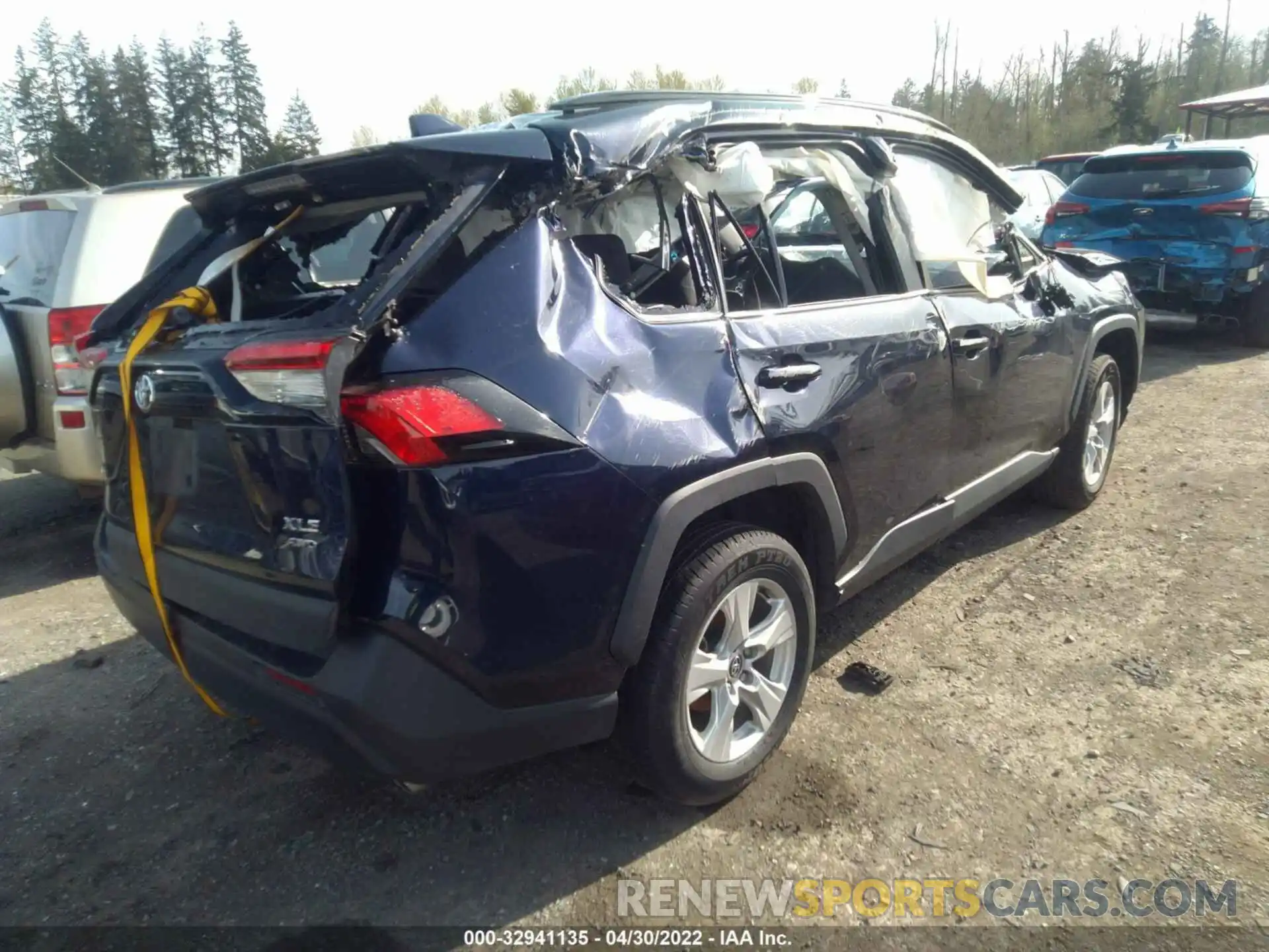 4 Фотография поврежденного автомобиля 2T3P1RFV2MW162278 TOYOTA RAV4 2021