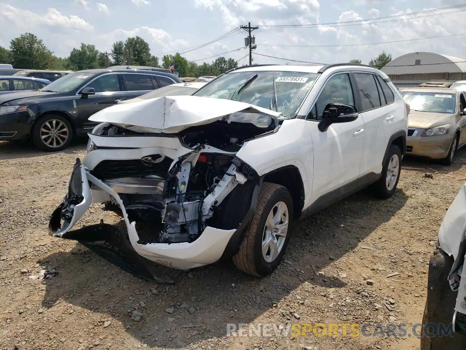 2 Photograph of a damaged car 2T3P1RFV2MW165746 TOYOTA RAV4 2021