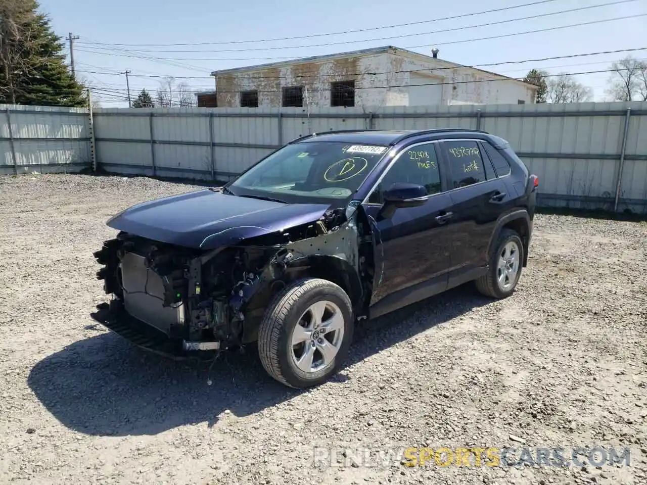 2 Photograph of a damaged car 2T3P1RFV2MW165908 TOYOTA RAV4 2021