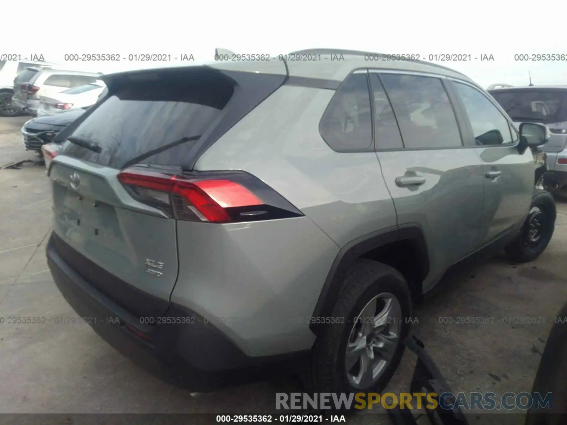 4 Фотография поврежденного автомобиля 2T3P1RFV2MW170946 TOYOTA RAV4 2021