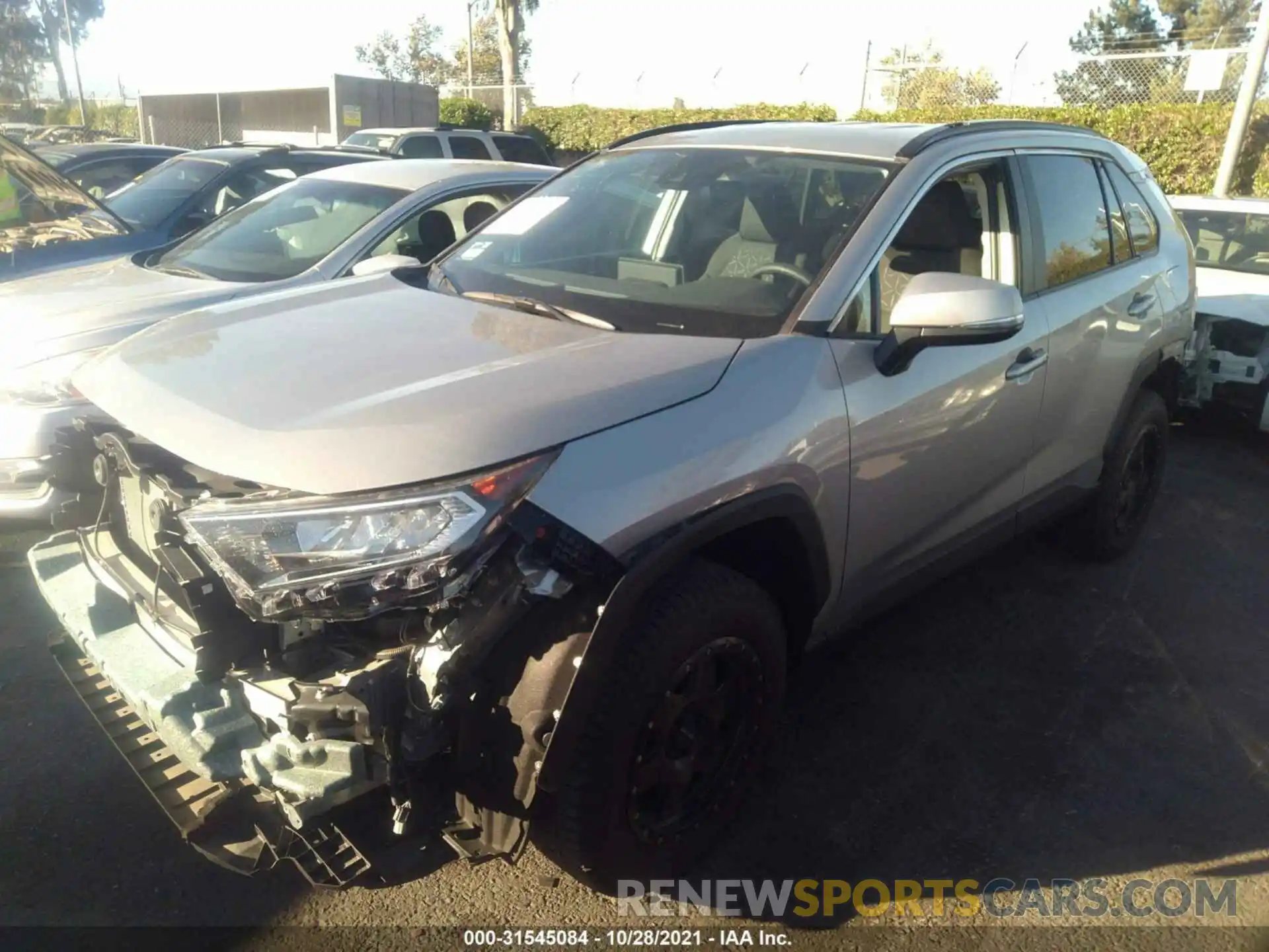 2 Фотография поврежденного автомобиля 2T3P1RFV2MW182711 TOYOTA RAV4 2021