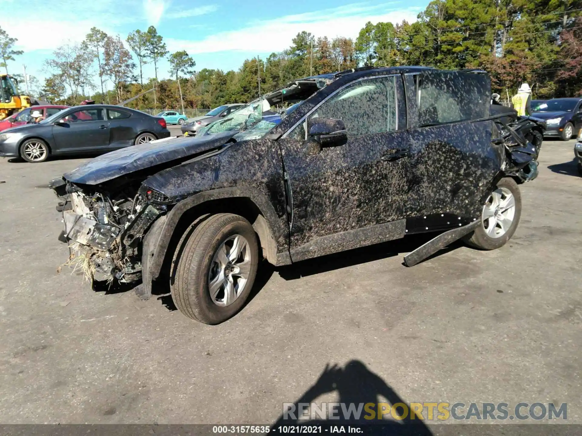 2 Photograph of a damaged car 2T3P1RFV2MW185866 TOYOTA RAV4 2021