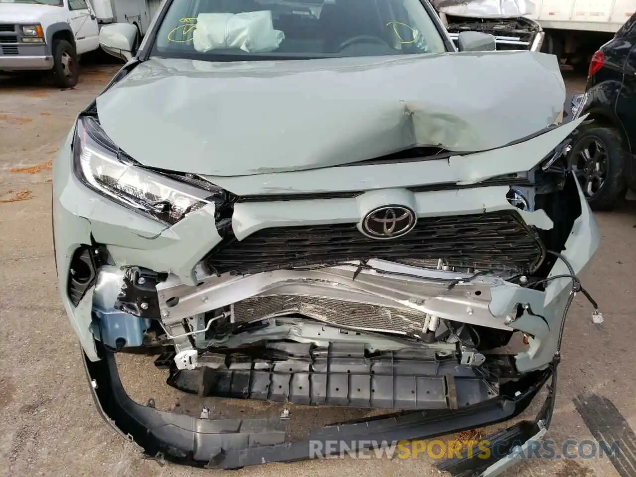 9 Фотография поврежденного автомобиля 2T3P1RFV2MW188346 TOYOTA RAV4 2021