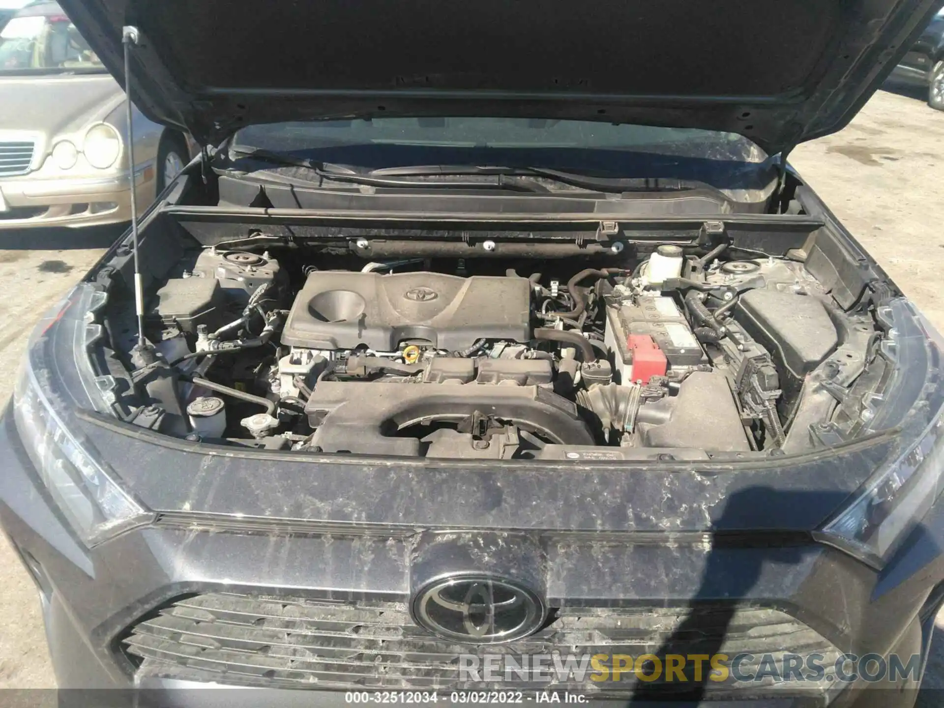 10 Фотография поврежденного автомобиля 2T3P1RFV2MW193210 TOYOTA RAV4 2021