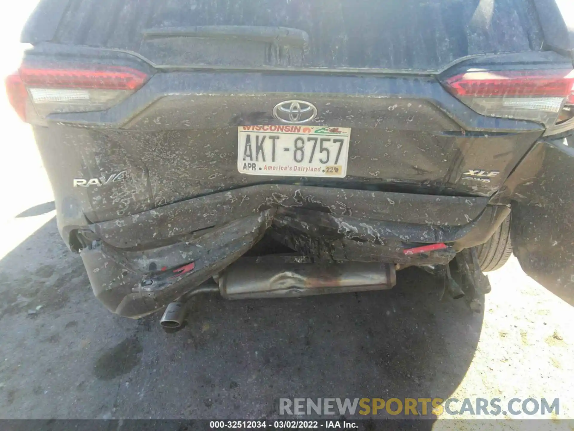 6 Photograph of a damaged car 2T3P1RFV2MW193210 TOYOTA RAV4 2021