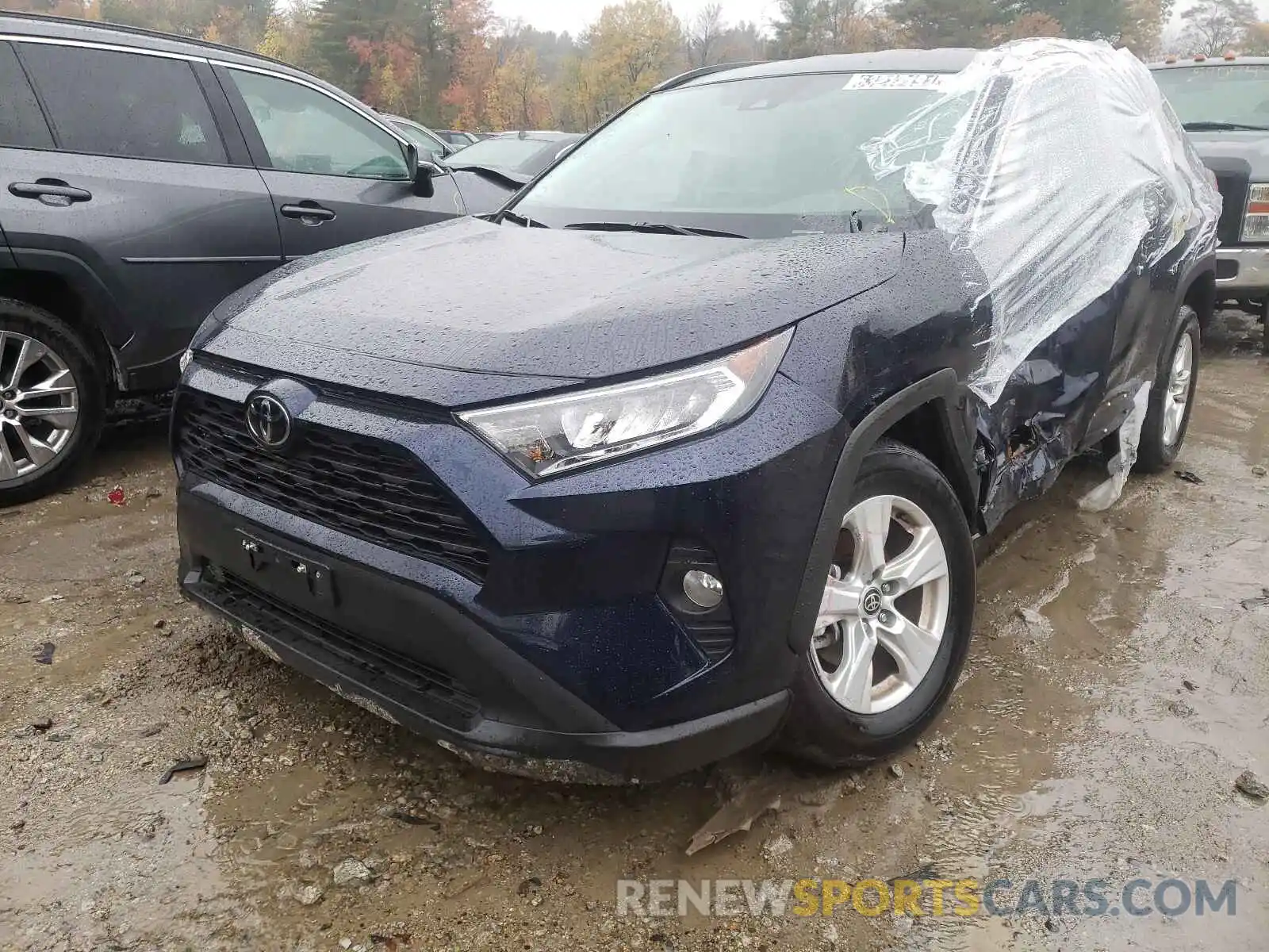 2 Фотография поврежденного автомобиля 2T3P1RFV2MW203671 TOYOTA RAV4 2021