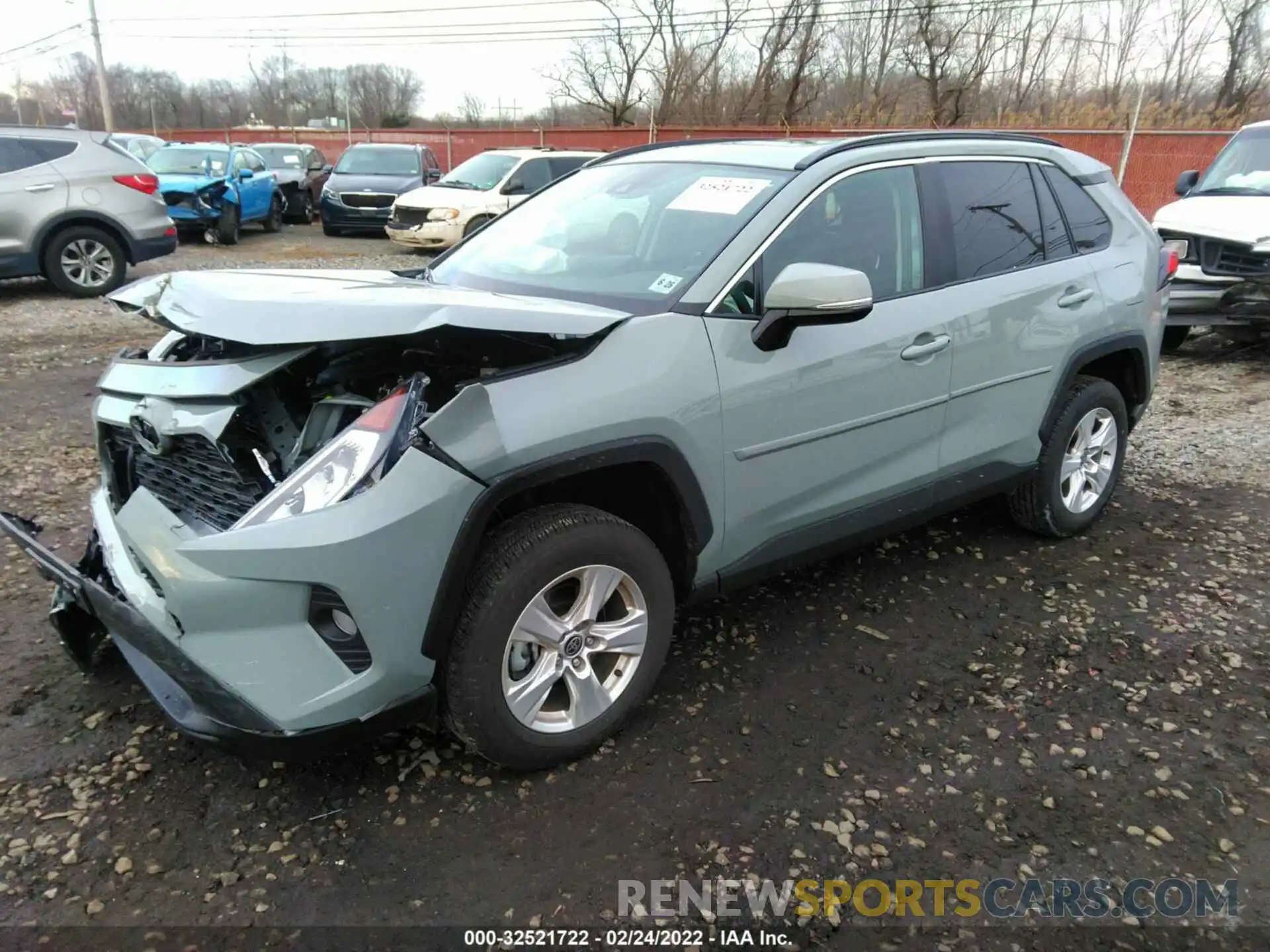 2 Photograph of a damaged car 2T3P1RFV2MW207638 TOYOTA RAV4 2021