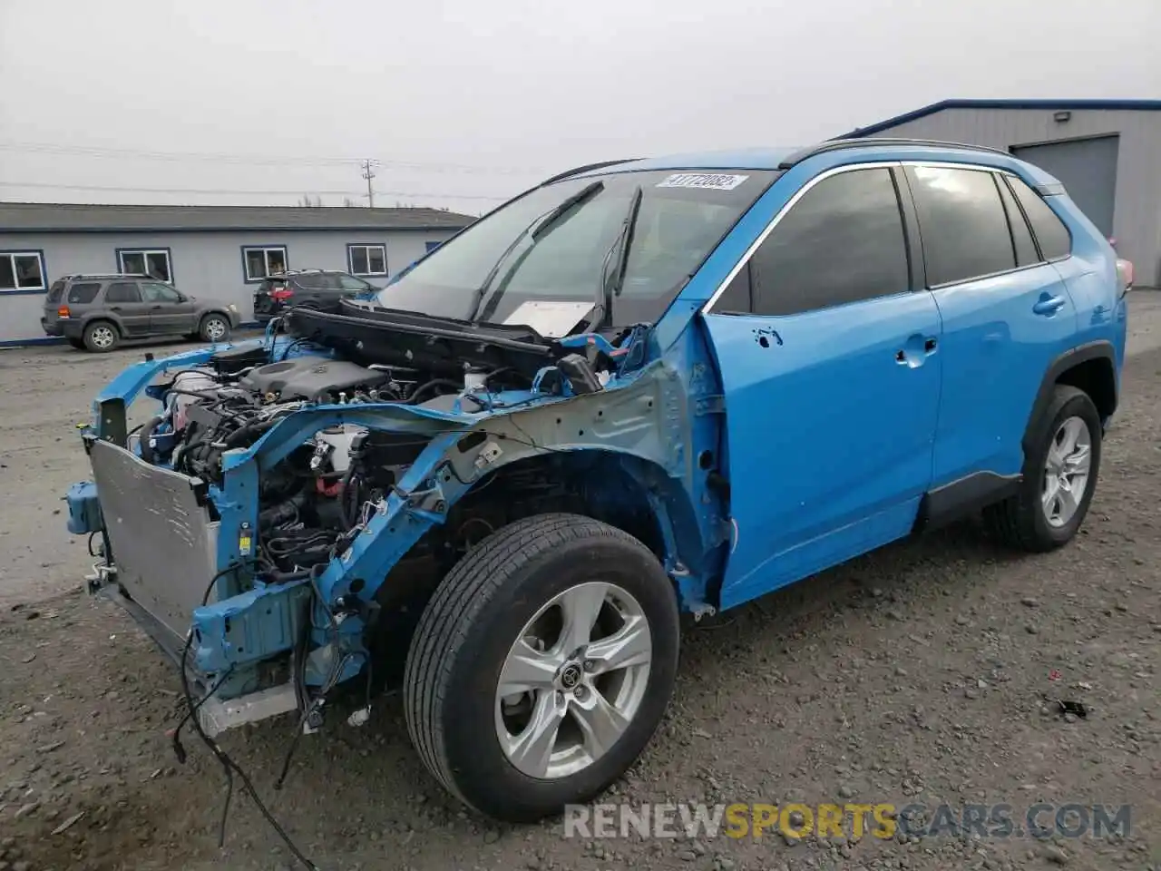 2 Фотография поврежденного автомобиля 2T3P1RFV2MW210569 TOYOTA RAV4 2021