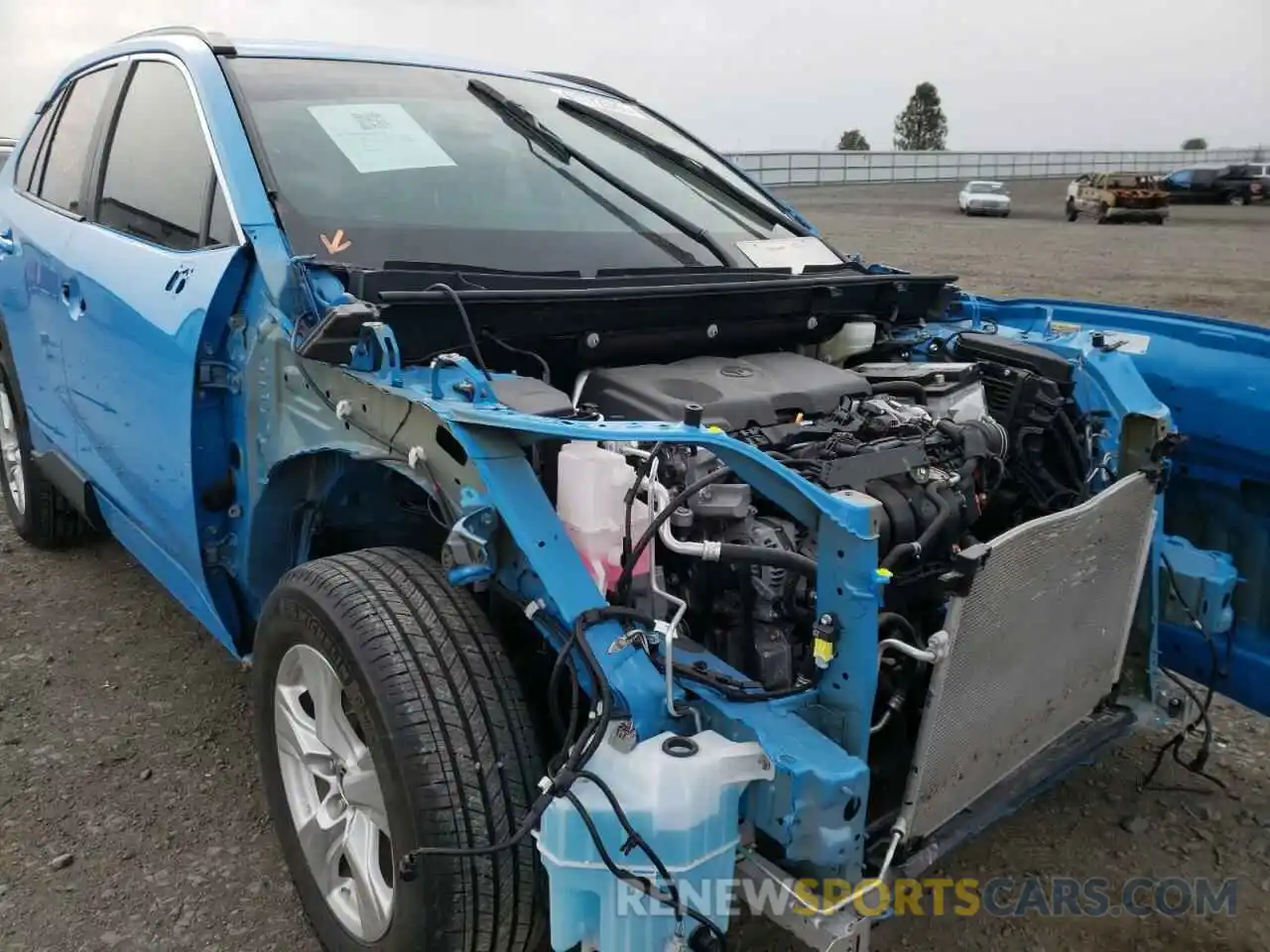 9 Фотография поврежденного автомобиля 2T3P1RFV2MW210569 TOYOTA RAV4 2021