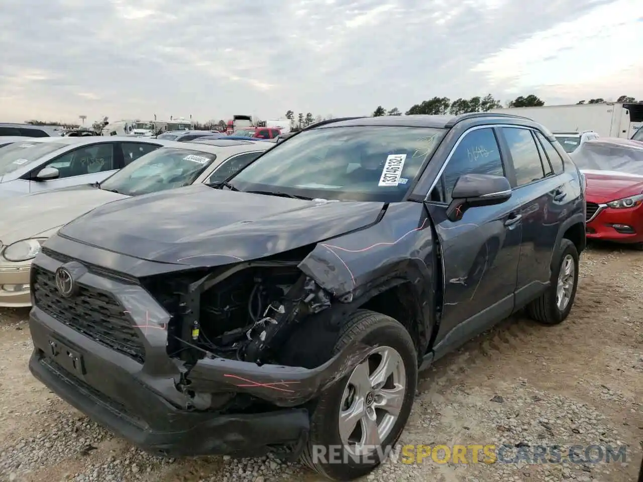 2 Photograph of a damaged car 2T3P1RFV2MW220051 TOYOTA RAV4 2021