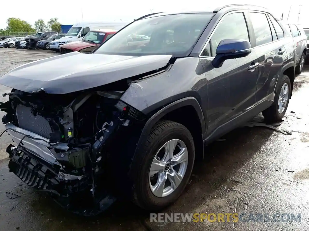 2 Photograph of a damaged car 2T3P1RFV2MW226142 TOYOTA RAV4 2021