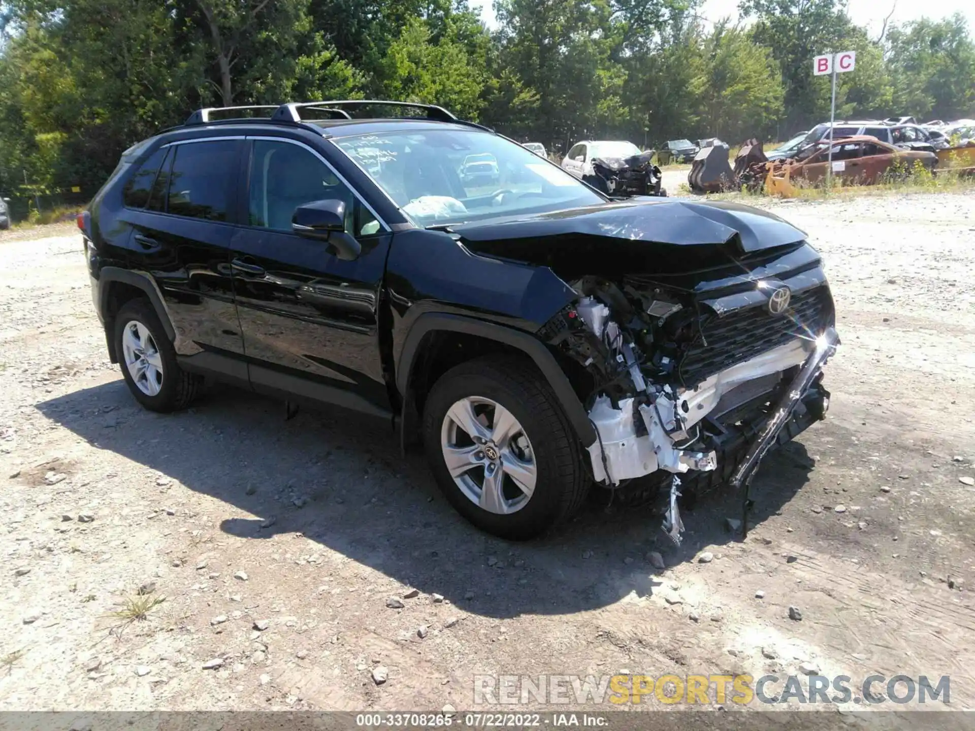 1 Фотография поврежденного автомобиля 2T3P1RFV2MW227923 TOYOTA RAV4 2021