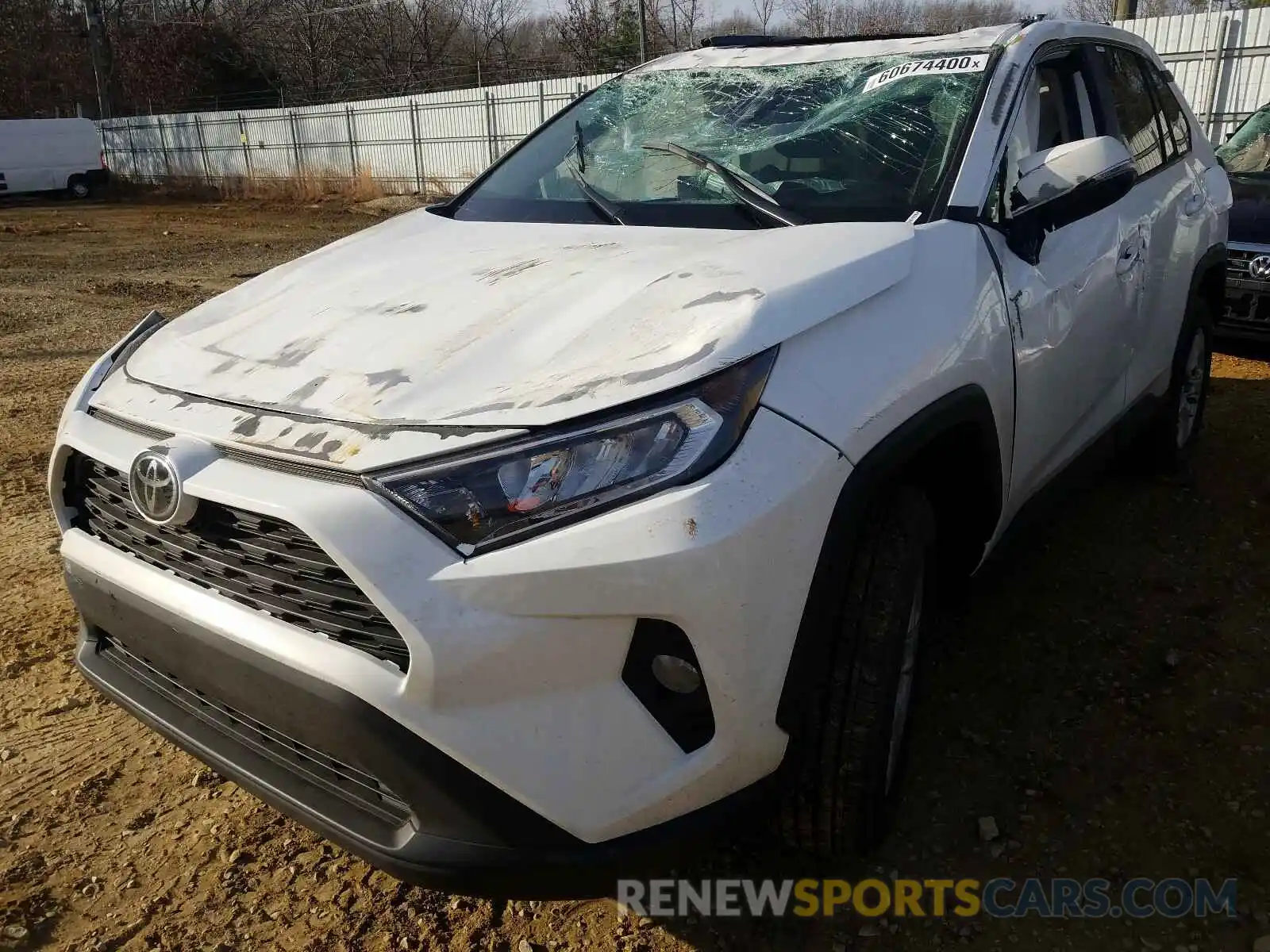 2 Photograph of a damaged car 2T3P1RFV3MC155387 TOYOTA RAV4 2021