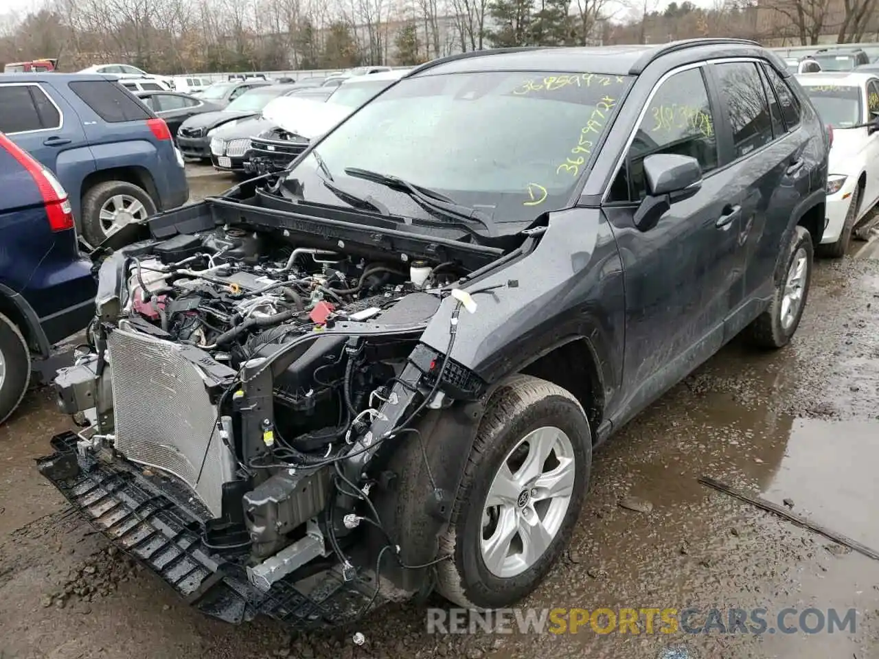 2 Photograph of a damaged car 2T3P1RFV3MC179981 TOYOTA RAV4 2021