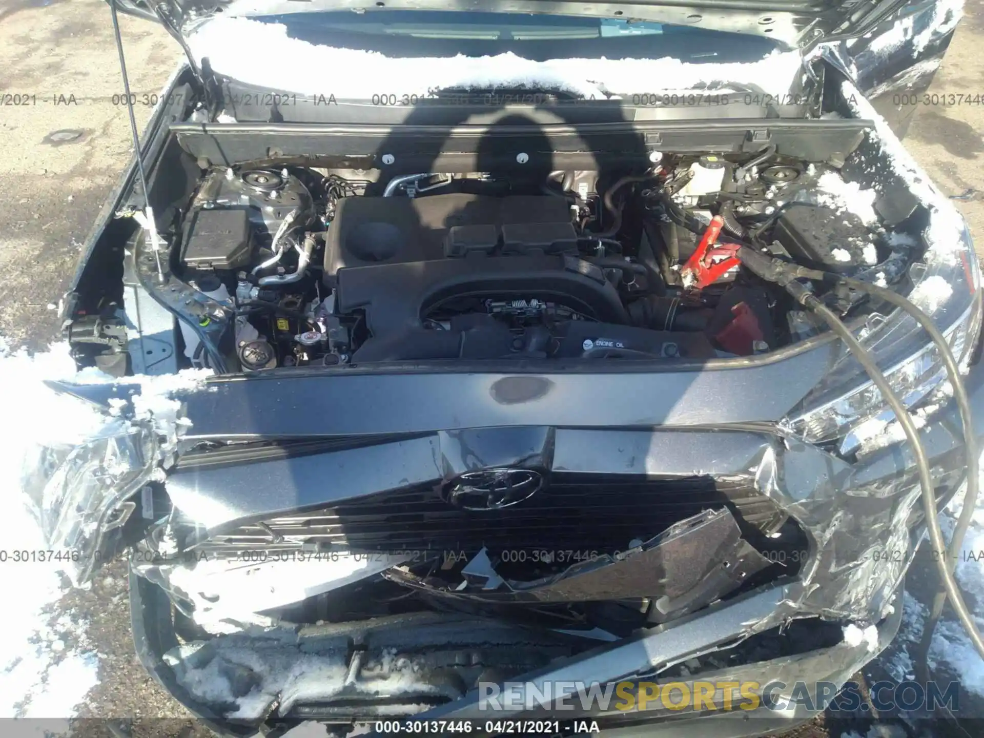 10 Фотография поврежденного автомобиля 2T3P1RFV3MC181326 TOYOTA RAV4 2021