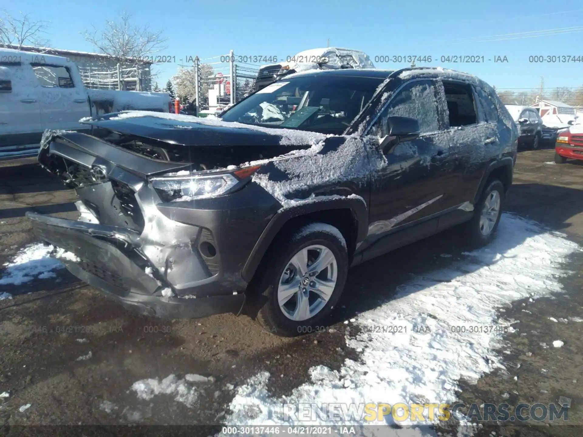 2 Photograph of a damaged car 2T3P1RFV3MC181326 TOYOTA RAV4 2021