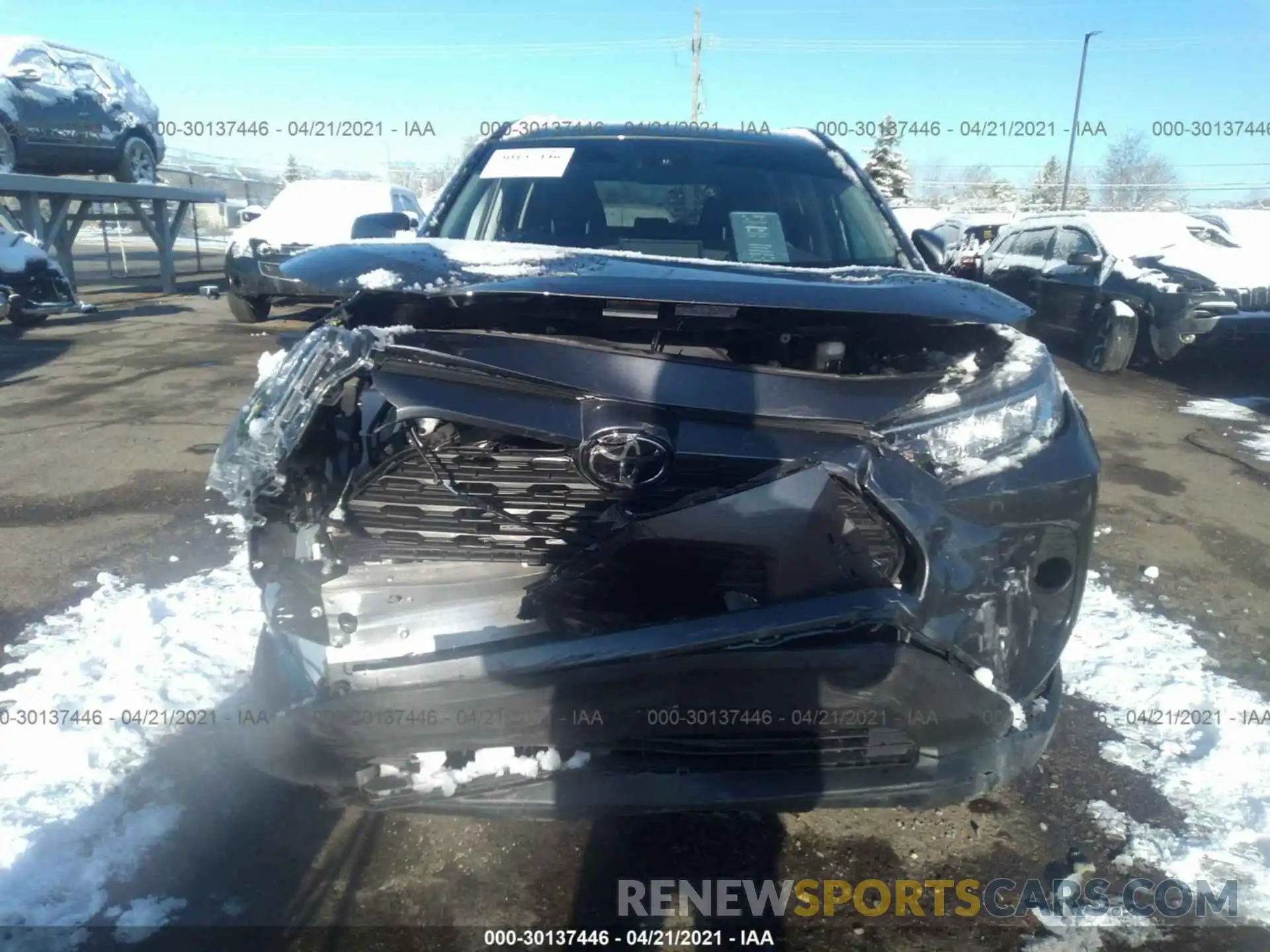 6 Photograph of a damaged car 2T3P1RFV3MC181326 TOYOTA RAV4 2021