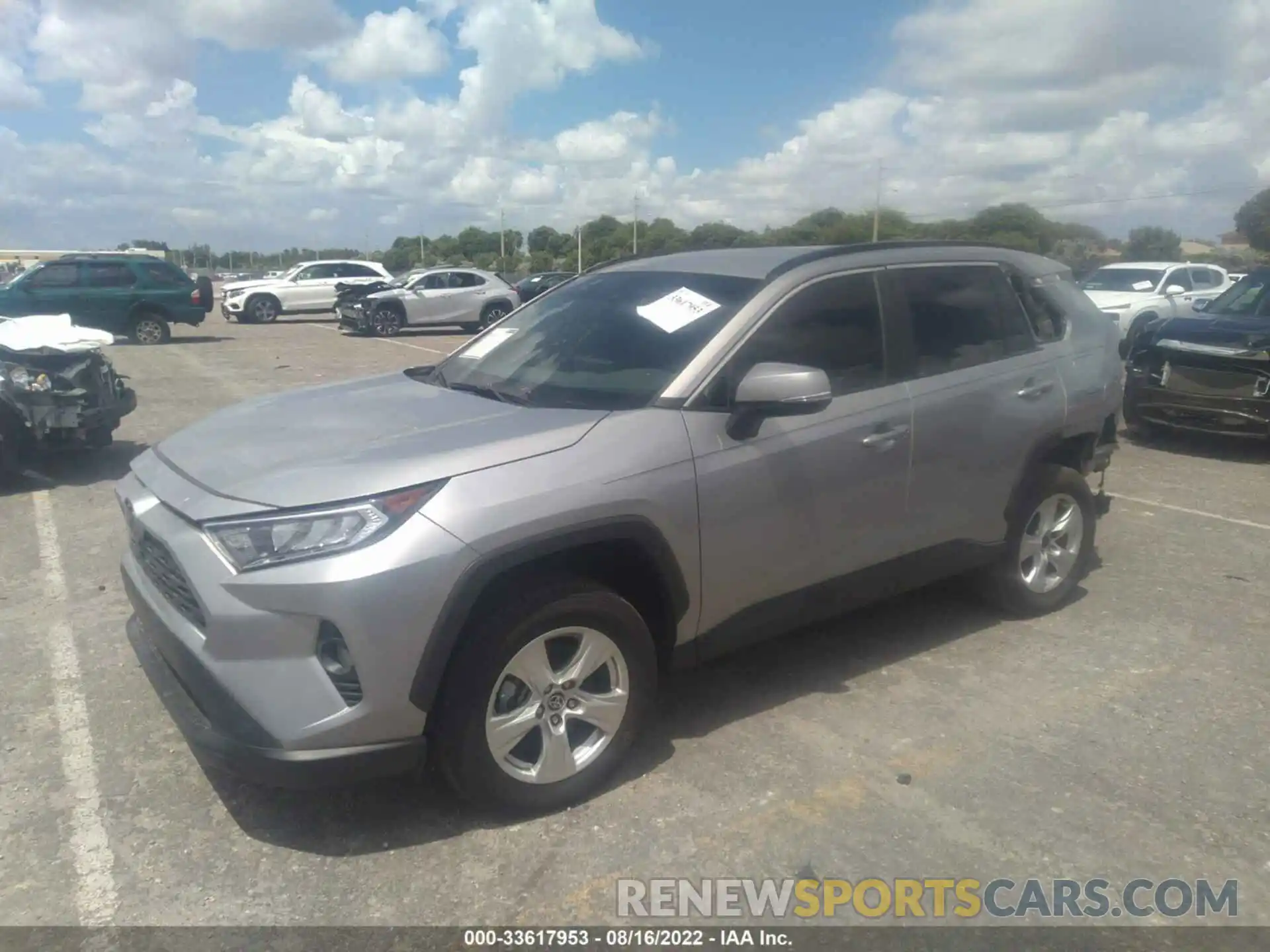 2 Photograph of a damaged car 2T3P1RFV3MC190303 TOYOTA RAV4 2021